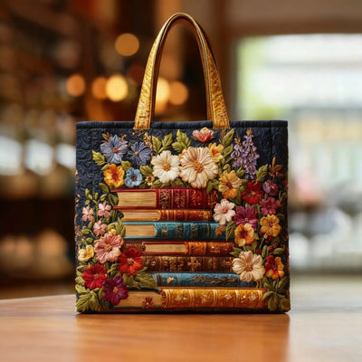 Floral Pages Tote